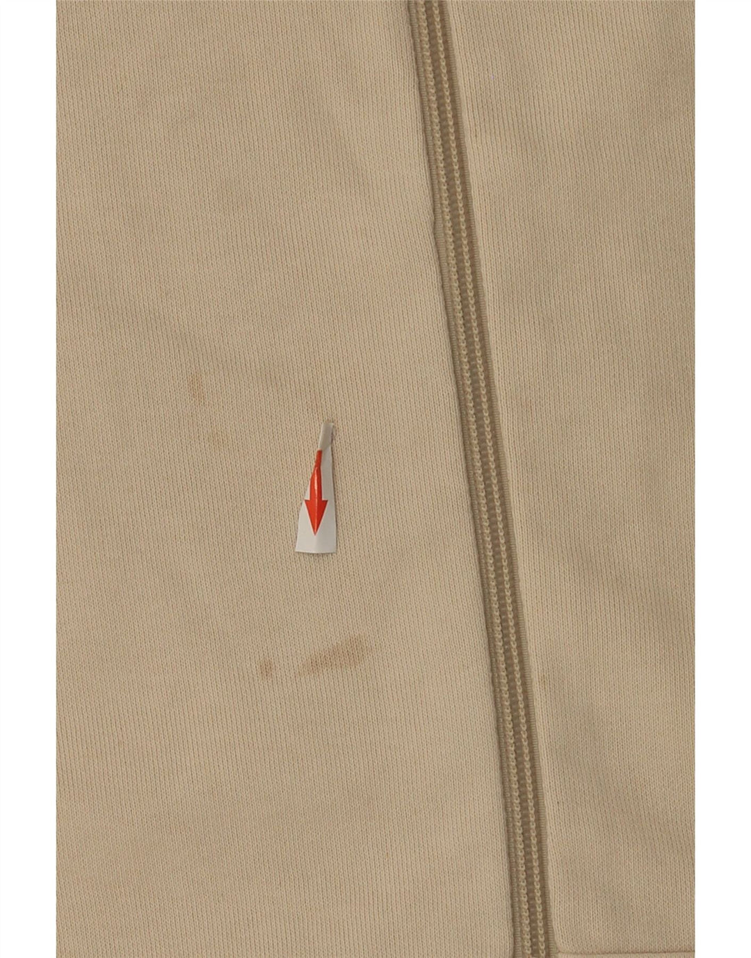 NIKE Træningsdragt topjakke til mænd UK 39/41 Medium Beige Bomuld