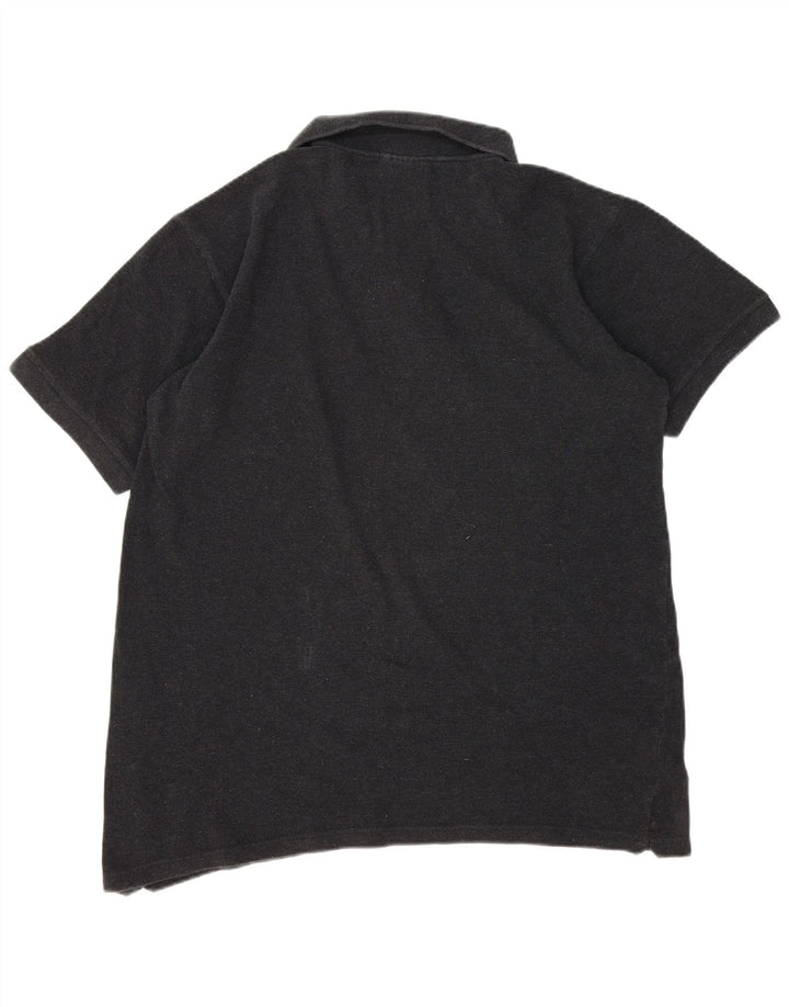 Reebok herre poloshirt, stor grå bomuld