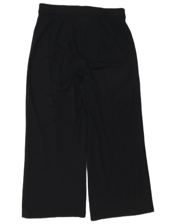 Marks & Spencer Kvinder Højtaljede Fritidsbukser UK 14 Large W32 L26 Sort