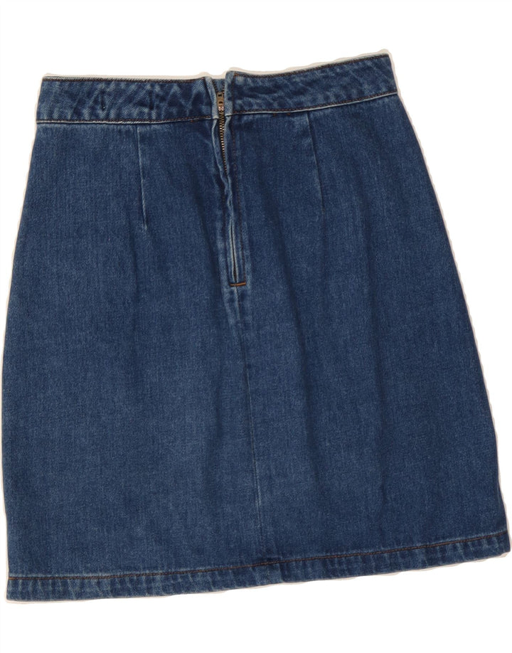 WAREHOUSE Womens Denim Skirt US 6 Medium W26  Blue Vintage Warehouse and Second-Hand Warehouse from Messina Hembry 