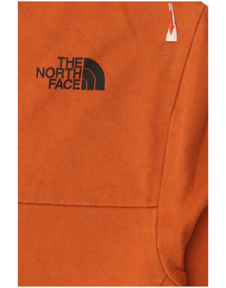 The North Face Herre Sweatshirt Jumper Medium Orange Bomuld
