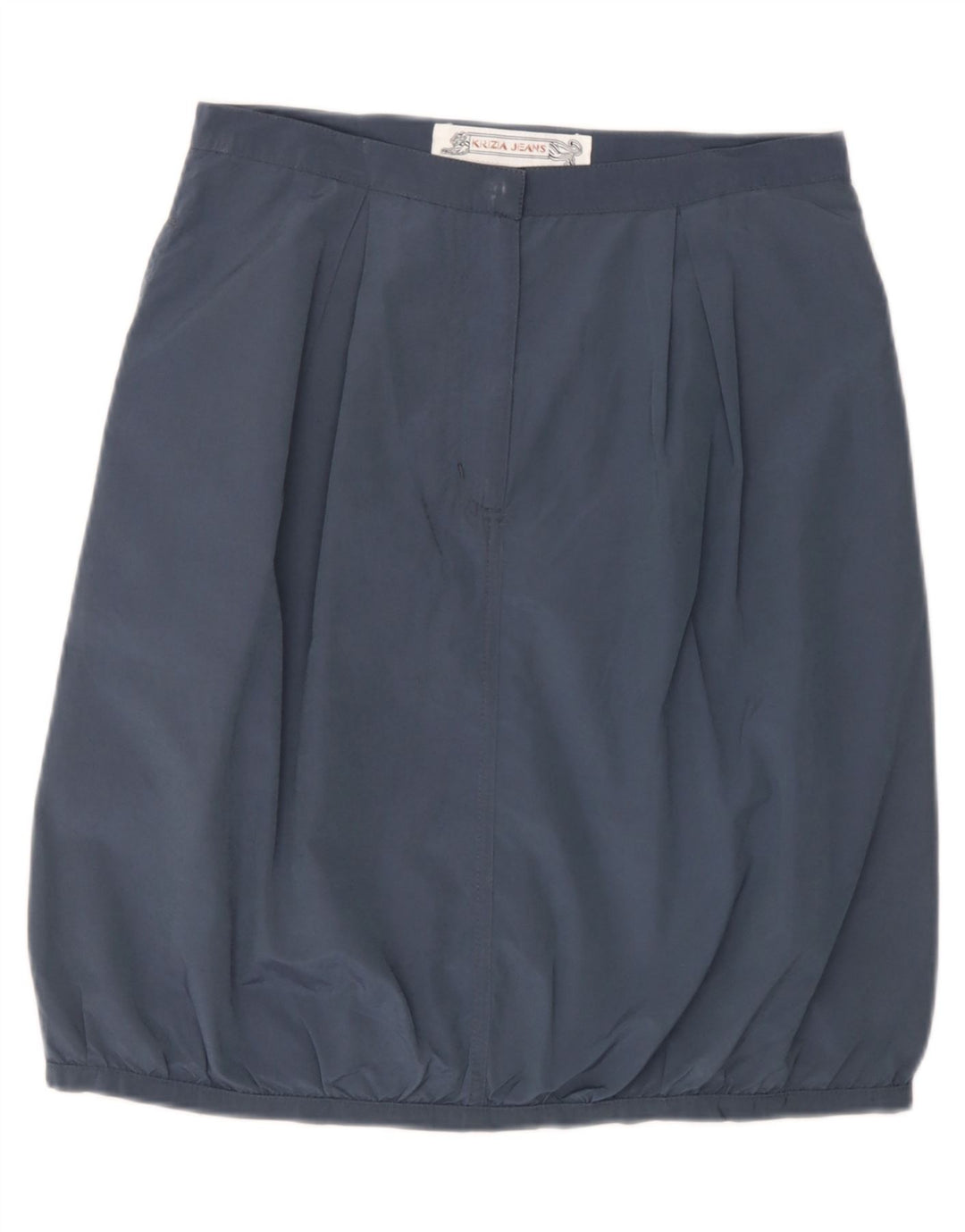 KRIZIA JEANS Womens Bubble Skirt IT 42 Medium W30  Navy Blue Vintage Krizia Jeans and Second-Hand Krizia Jeans from Messina Hembry 