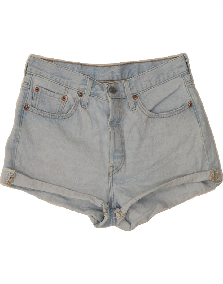 LEVI'S Womens 501 Denim Shorts W29 Medium Blue Cotton Vintage Levi's and Second-Hand Levi's from Messina Hembry 