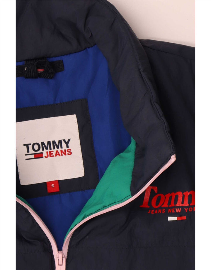 Tommy Hilfiger Polstret Bomberjakke til mænd UK 36 Small Green Colourblock