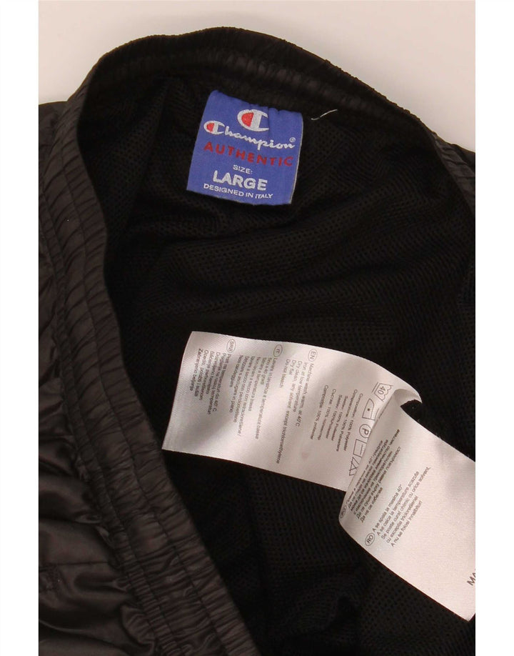 Champion Womens træningsdragt Bukser Joggers UK 14 Large Black Polyester