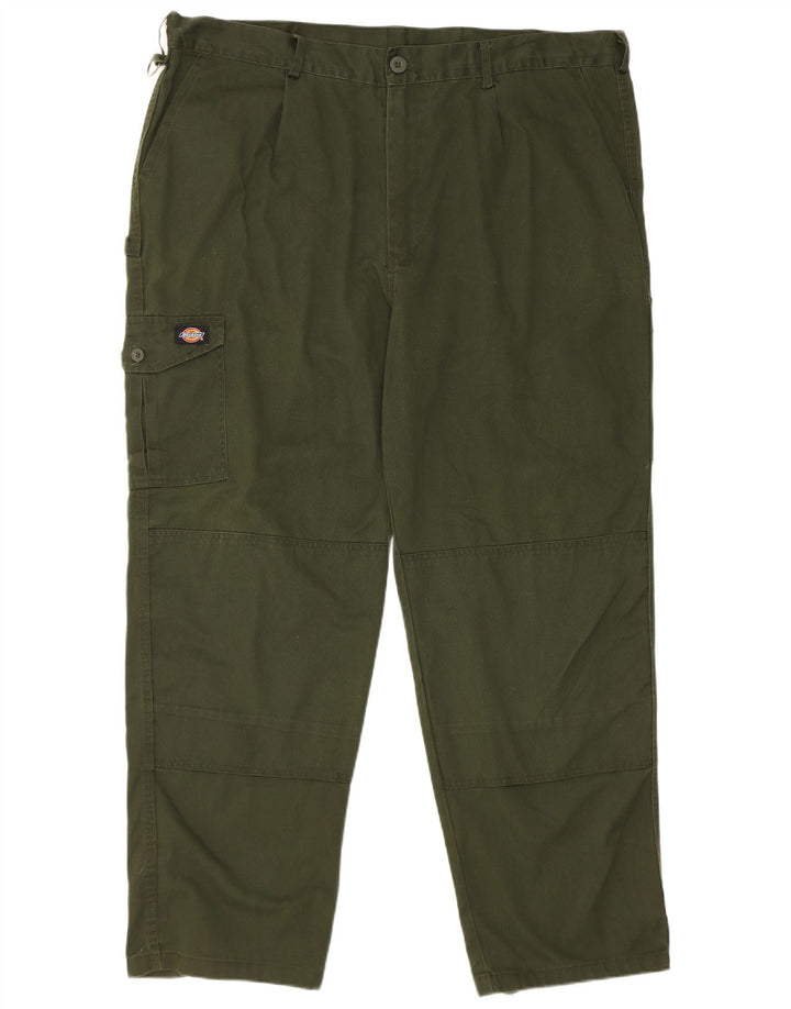 Dickies Herre Tapered Cargo Bukser W44 L30 Grøn Polyester