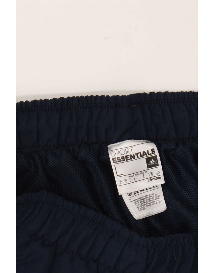 Adidas Herre Climalite Sportshorts Store Marineblå Polyester