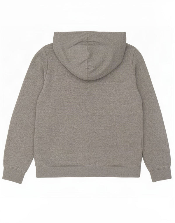 Champion Dame Grafisk Hoodie Jumper UK 12 Medium Grey Bomuld