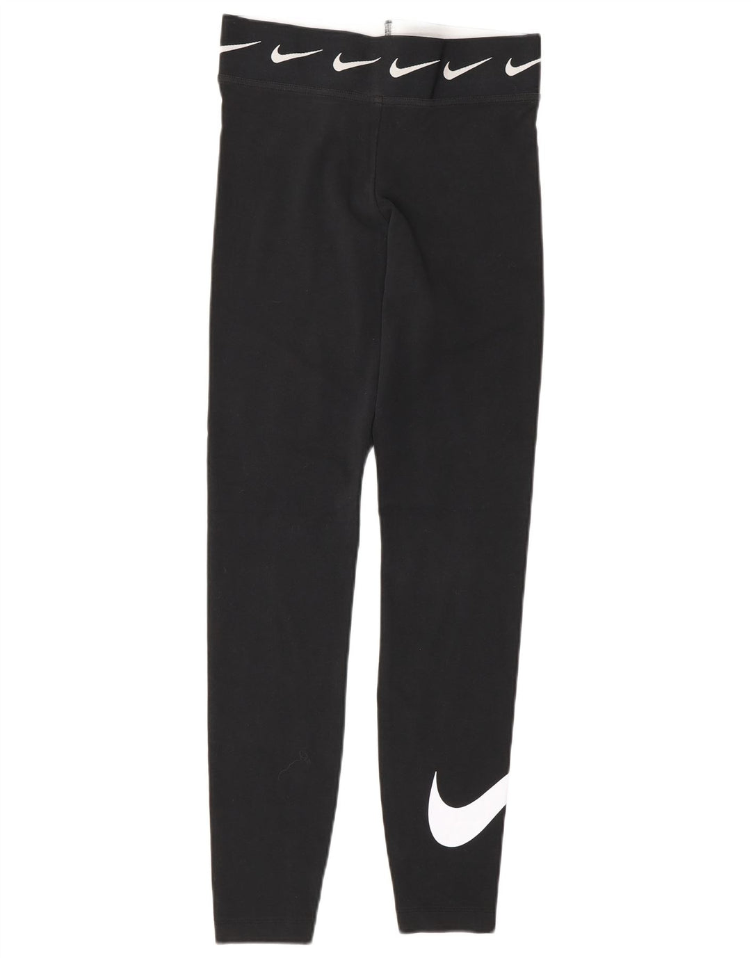 Nike Dame Grafiske Leggings UK 10 Small Black Bomuld