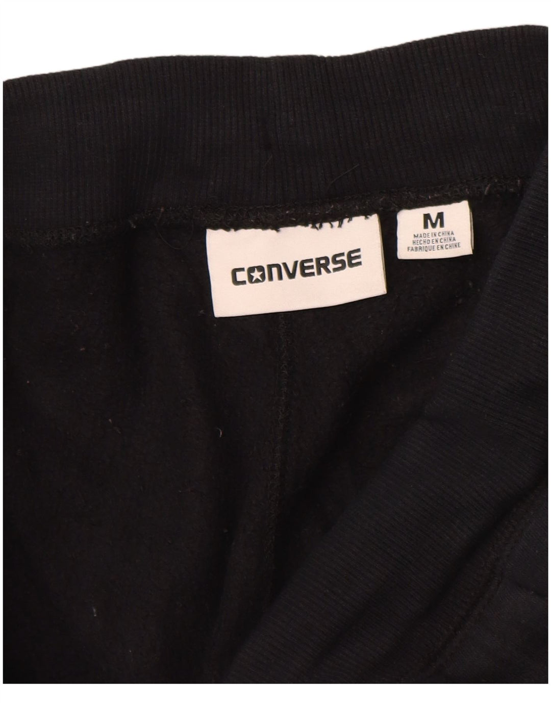 Converse træningsdragt til kvinder Joggers UK 14 Medium Sort Bomuld