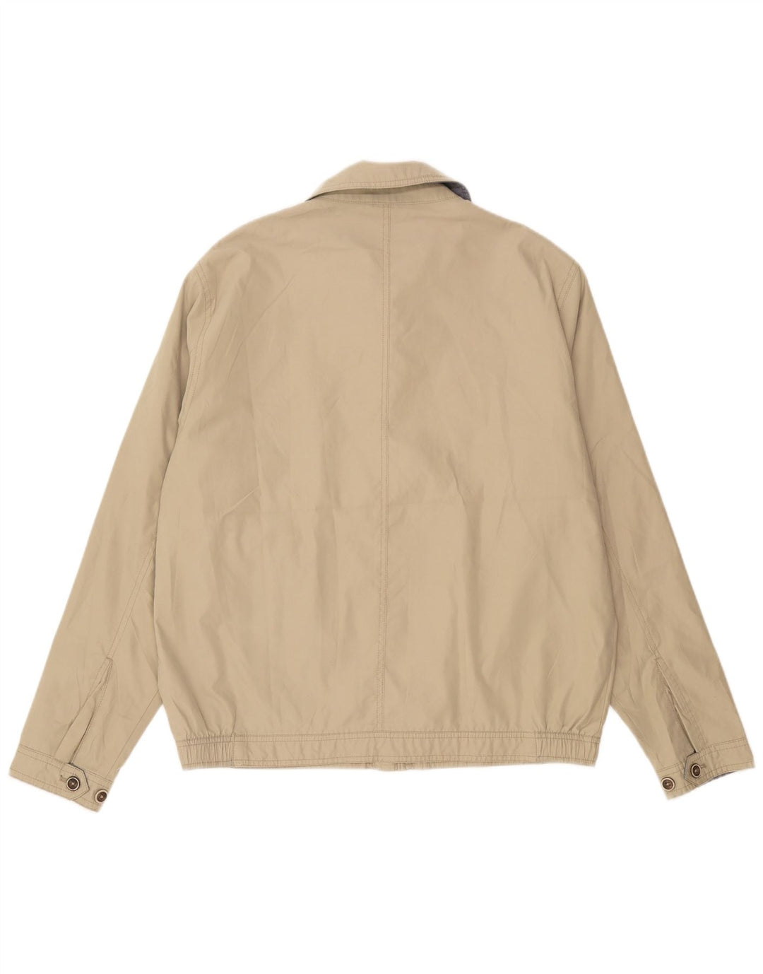 Marks & Spencer Bomber Jacket UK 40 Large Beige Polyester
