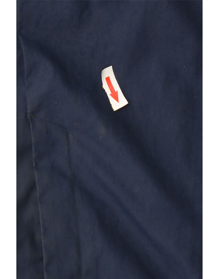 Nike Polstret frakke med hætte til mænd UK 38 Medium Navy Blue Polyester