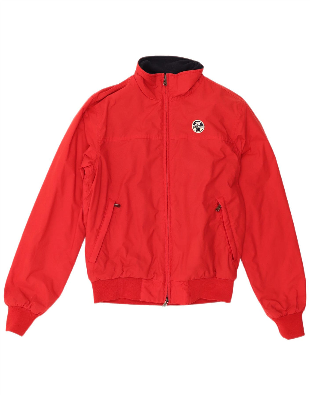North Sails Herre Bomber Jacket UK 38 Medium Rød Polyamid