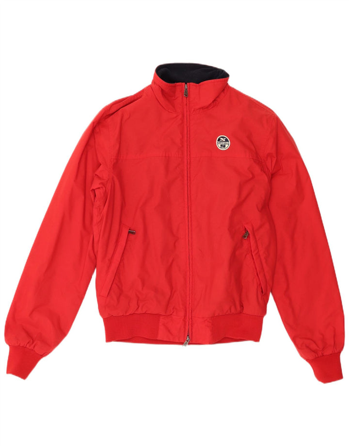 North Sails Herre Bomber Jacket UK 38 Medium Rød Polyamid
