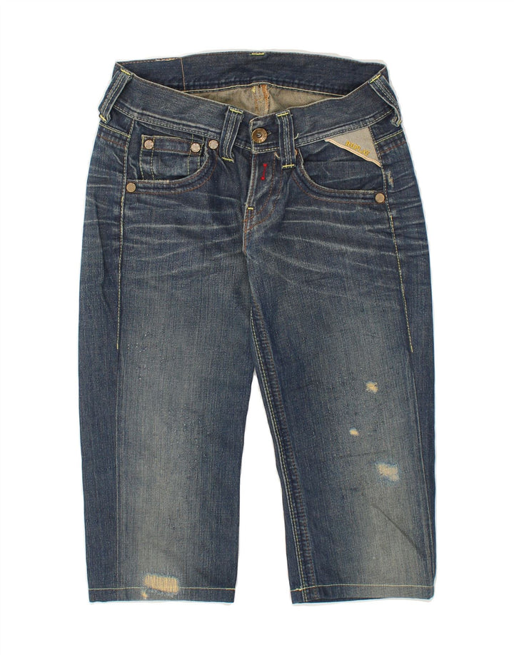 REPLAY Womens Denim Shorts W25 L17 Blue Cotton | Vintage Replay | Thrift | Second-Hand Replay | Used Clothing | Messina Hembry 