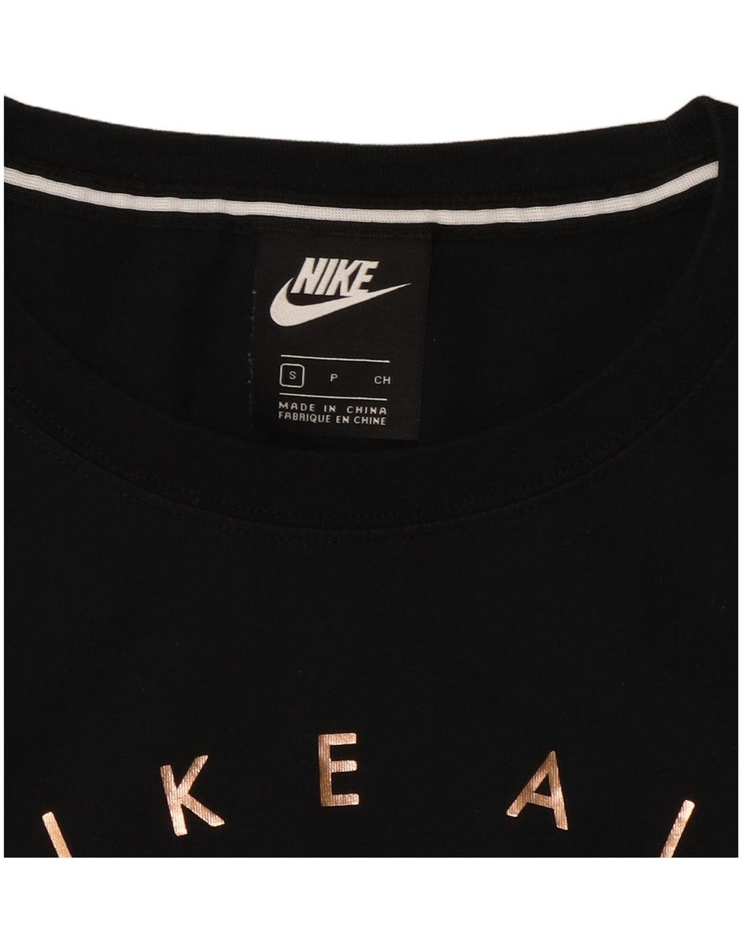 Nike Air Graphic T-shirt top til mænd, lille sort