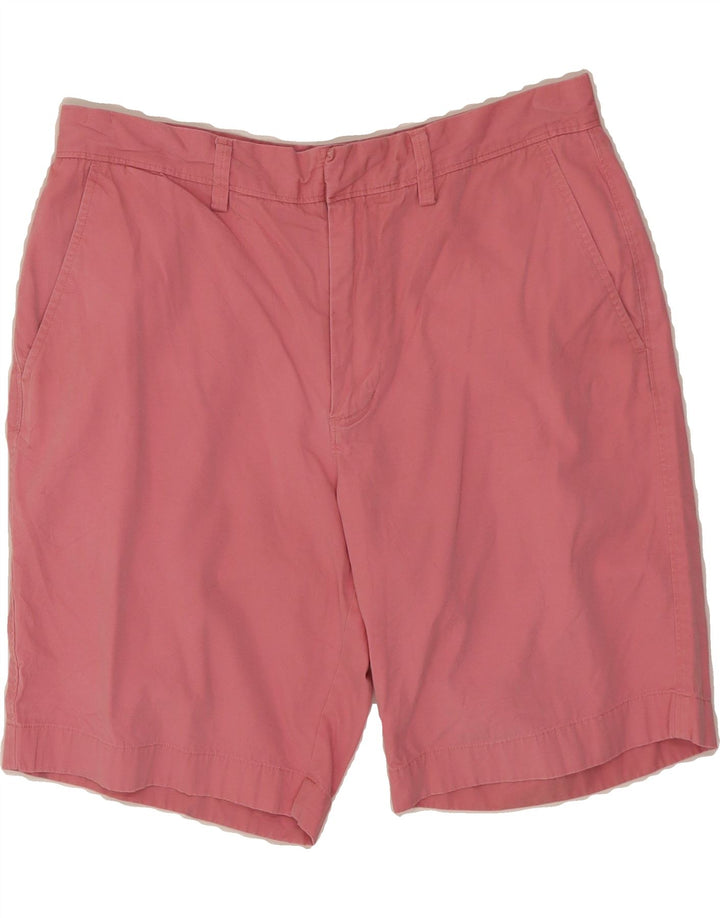 J. CREW Mens Chino Shorts W32 Medium Pink Cotton Vintage J. Crew and Second-Hand J. Crew from Messina Hembry 