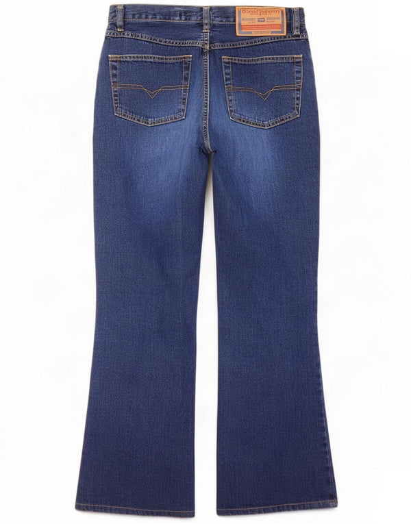 Diesel Womens Bootcut Jeans W31 L28 Blue Cotton