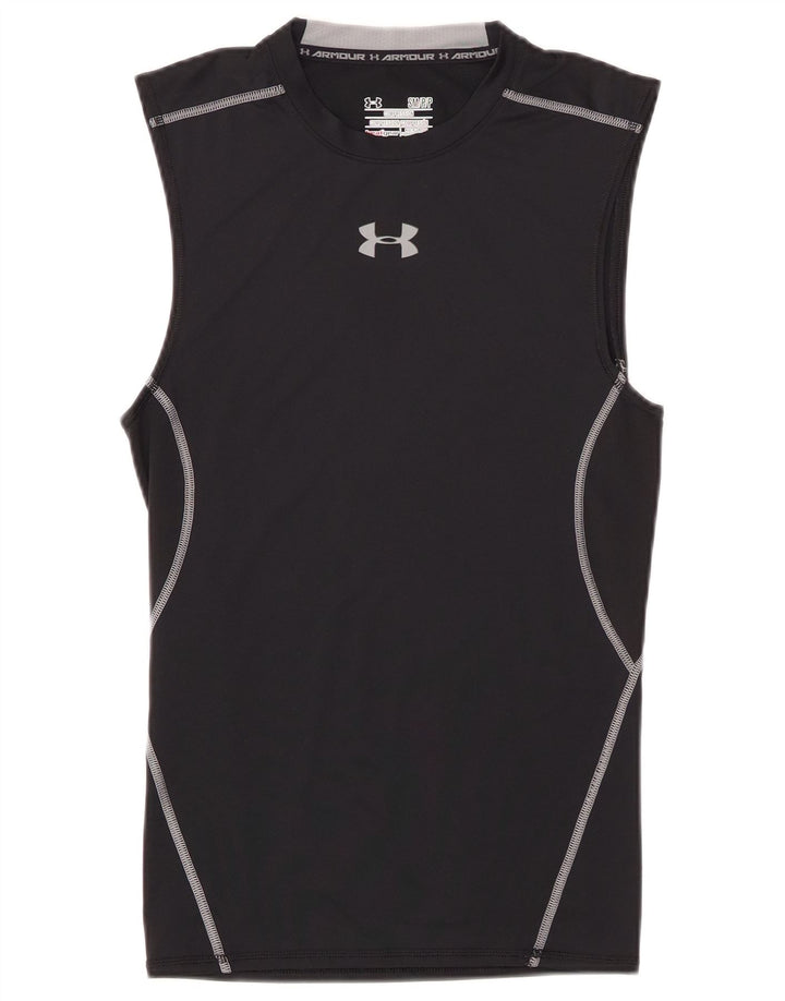 Under Armour Herre Heat Gear Grafisk Vest Top Lille Sort
