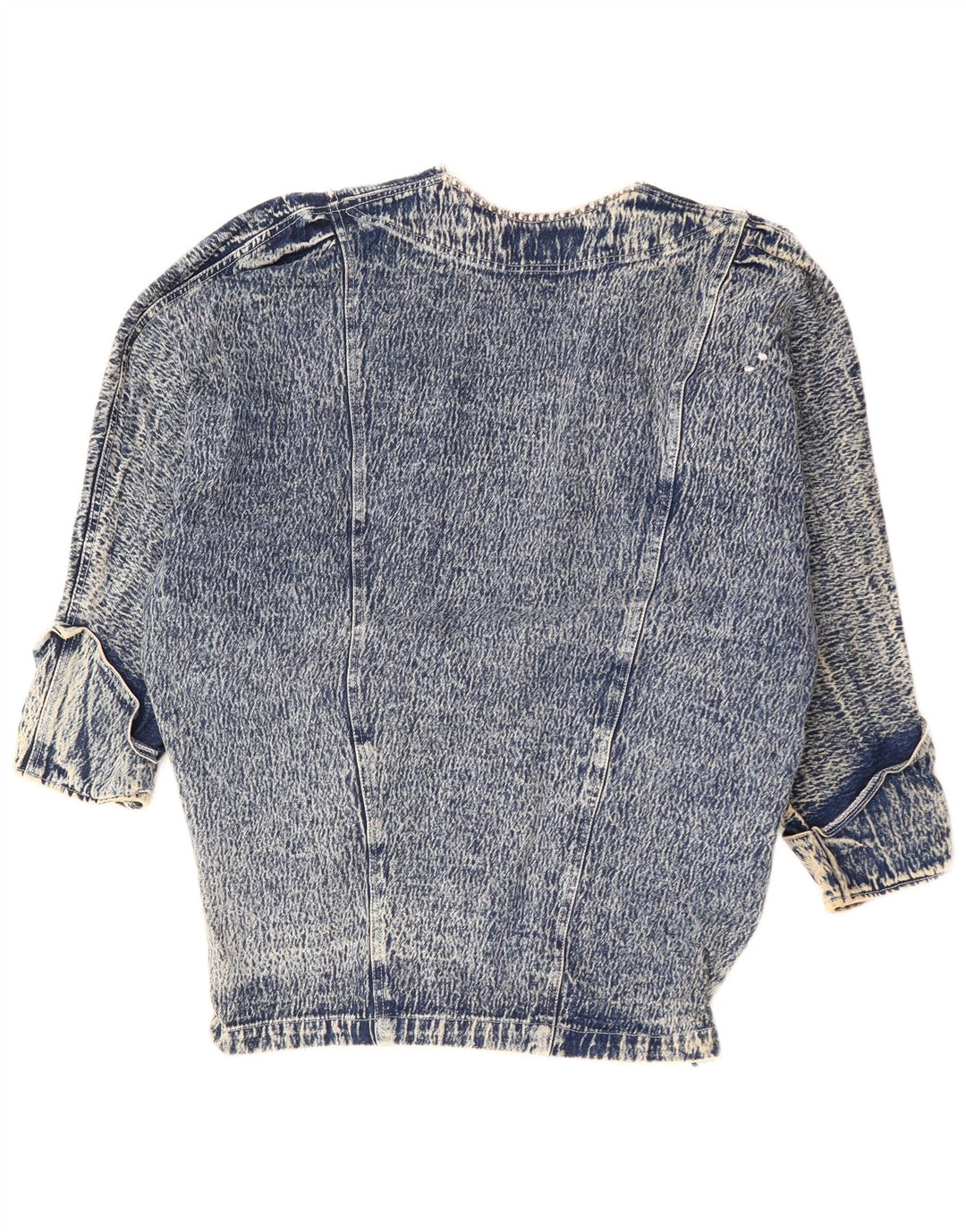 JAZZINO Dame 3/4 ærmet oversized denimjakke UK 18 XL Blue Floral