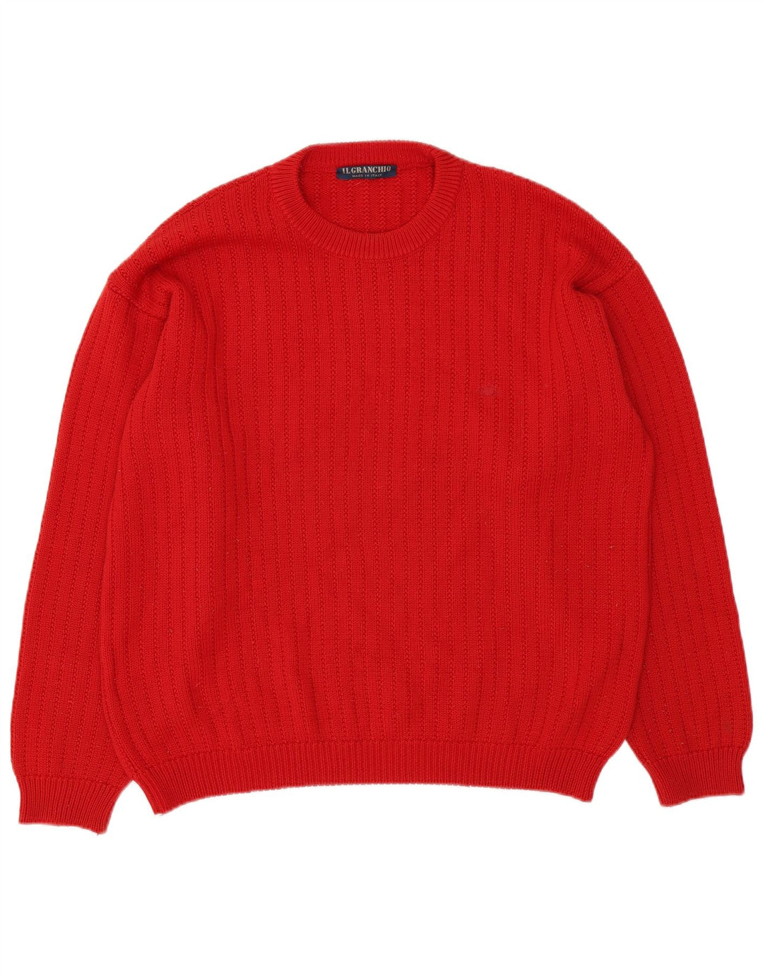Il Granchio Herre Crew Neck Jumper Sweater XL Rød Uld