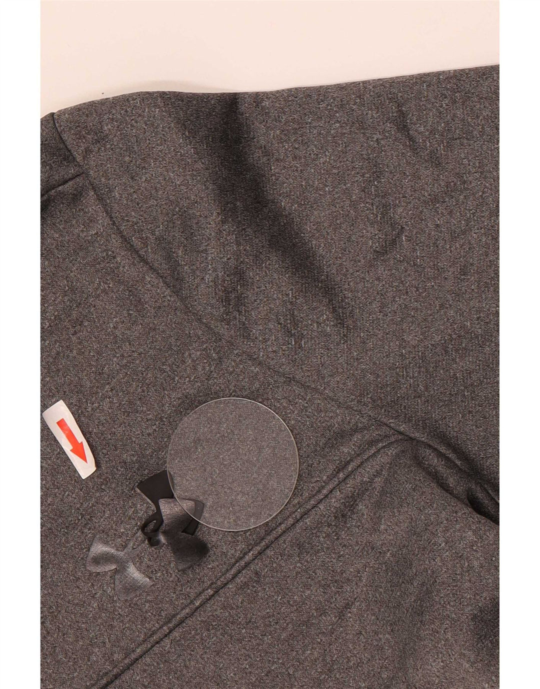Under Armour Herre Cold Gear Zip Neck Pullover Træningsdragt Top Lille Grå
