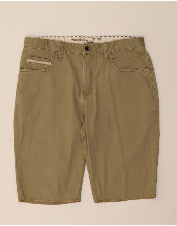 Vans Herre Casual Shorts W32 Medium Khaki Bomuld