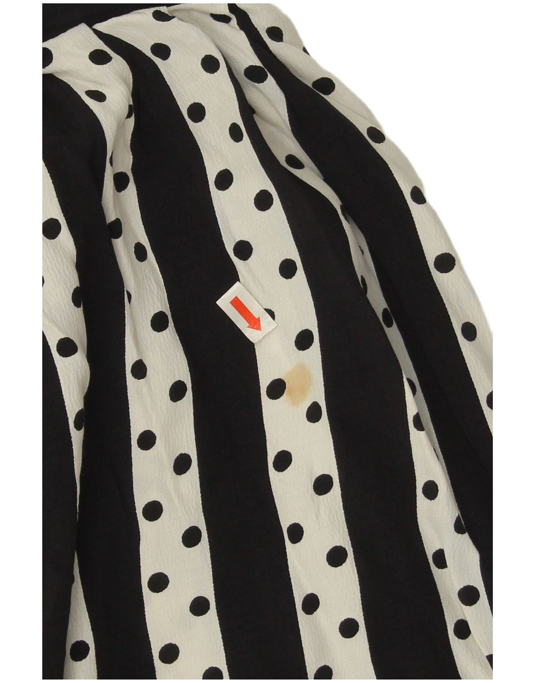 Wichele Womens Flared Skirt IT 42 Medium W30 Hvidstribet viskose