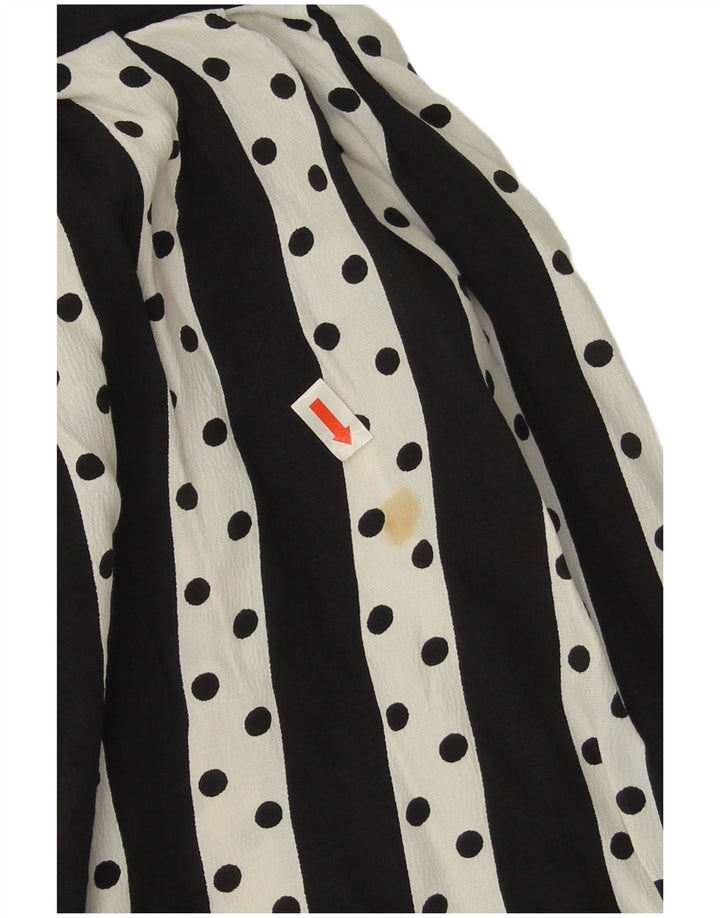 Wichele Womens Flared Skirt IT 42 Medium W30 Hvidstribet viskose