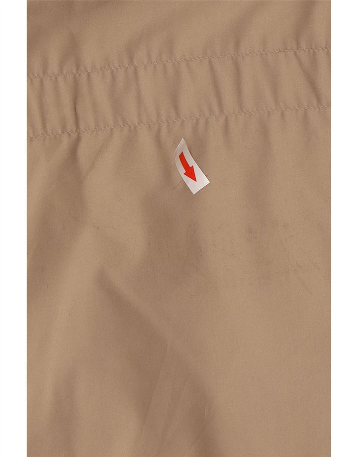 Sergio Tacchini Herre Windbreaker Coat UK 40 Large Beige Polyester