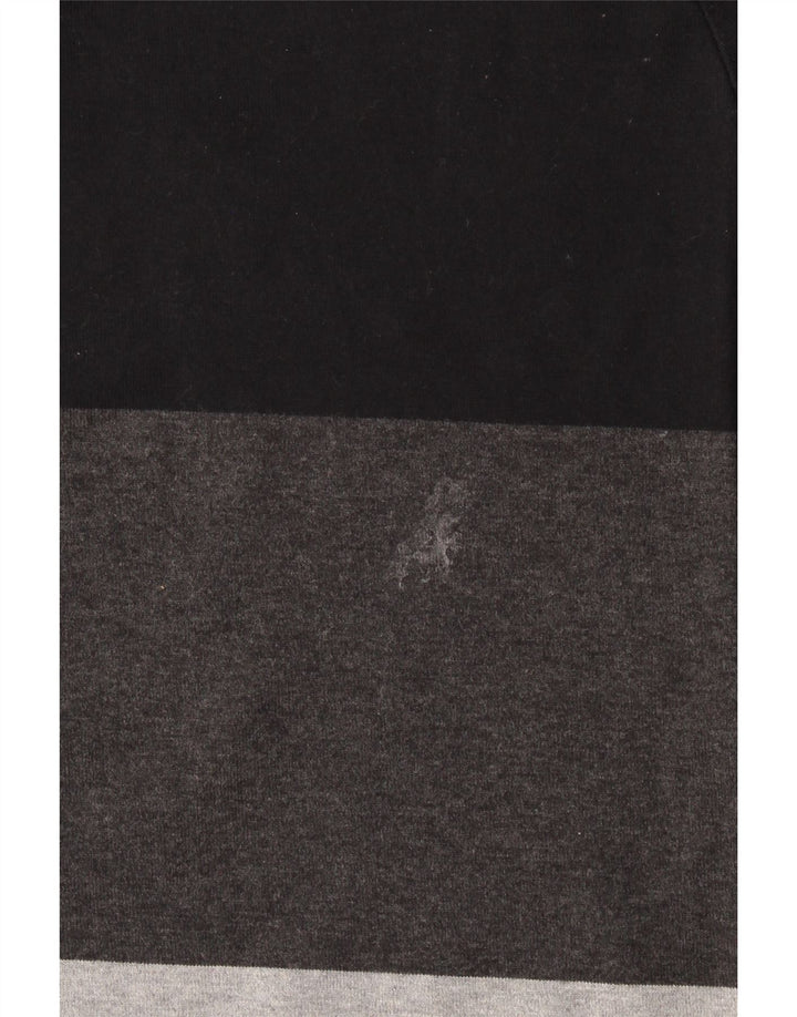 Nike herre poloshirt XL sort stribet bomuld