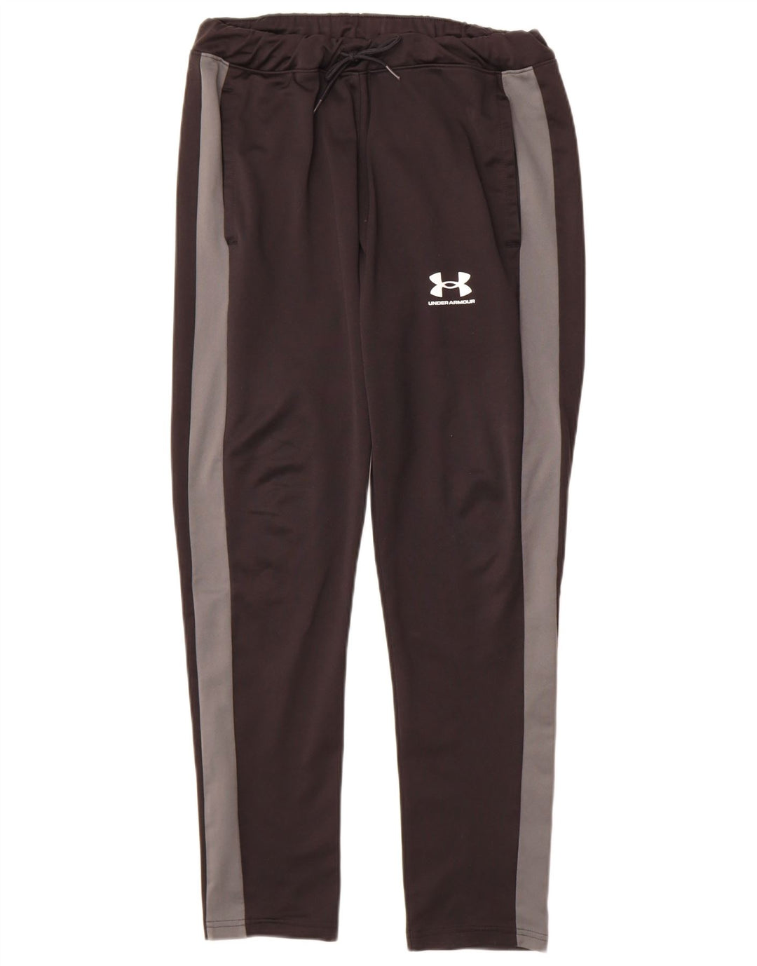 UNDER ARMOUR Mens Tracksuit Trousers Medium Black Colourblock Polyester