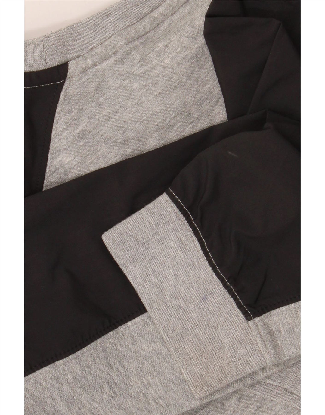 NIKE Graphic Sweatshirt Jumper 10-11 år Medium Grey Colourblock