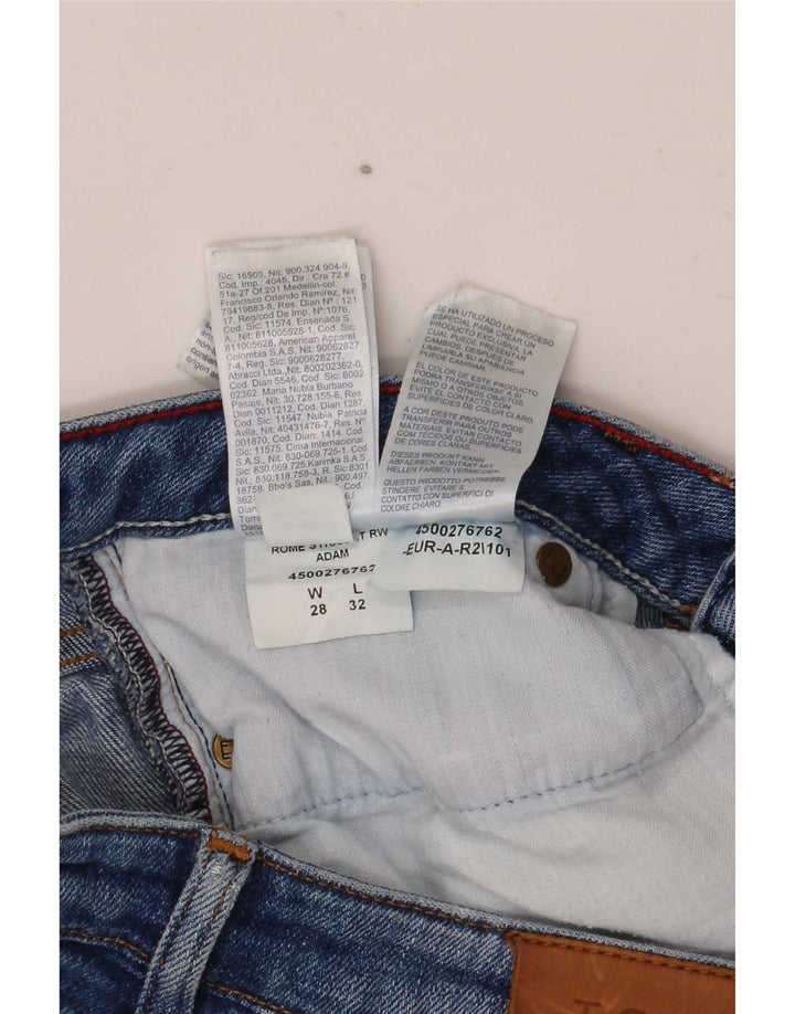 Tommy Hilfiger Dame Adam Slim Jeans W28 L32 Blå Bomuld