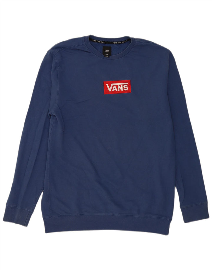 Vans Tall Sweatshirt Jumper Stor Blå Bomuld