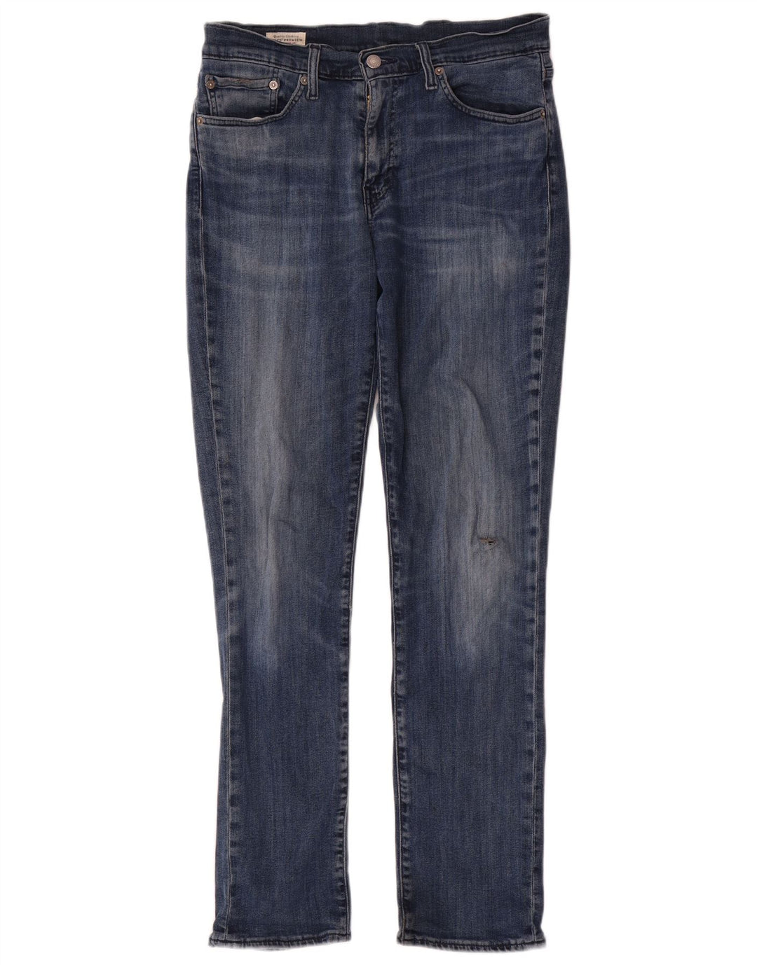 LEVI'S Herre 511 Slim Jeans W32 L32 Blå Bomuld
