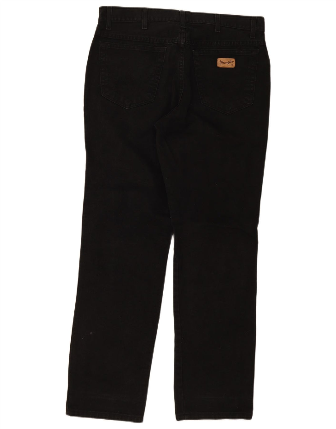 Wrangler Herre Texas Straight Jeans W36 L32 Sort Bomuld