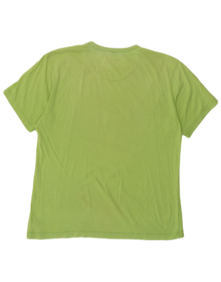 Champion Herre Grafisk T-Shirt Top Medium Grøn