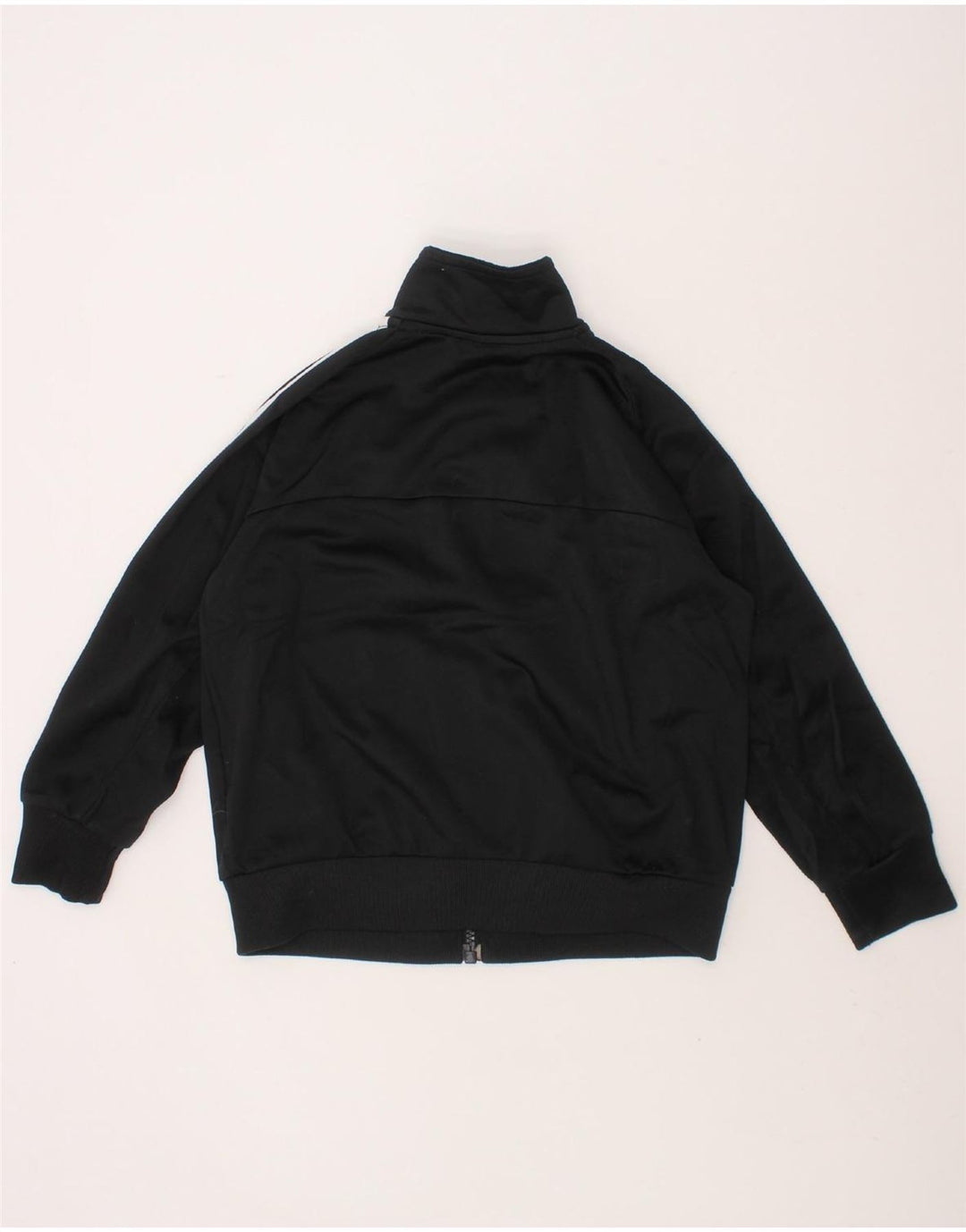 ADIDAS Boys Tracksuit Top Jacket 4-5 Years Black Polyester Vintage Adidas and Second-Hand Adidas from Messina Hembry 