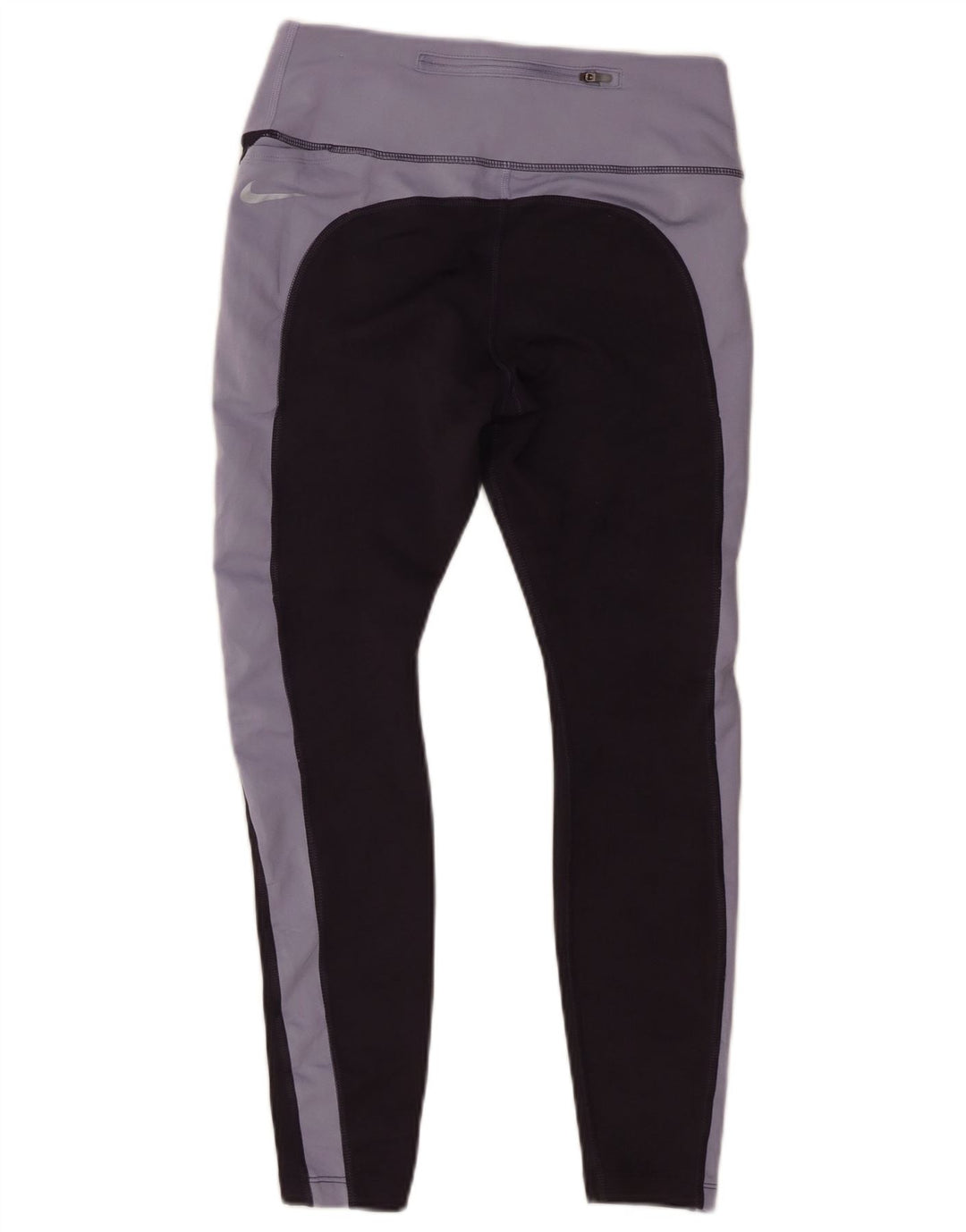 Nike Dame Dri Fit Leggings UK 14 Medium Lilla Colourblock