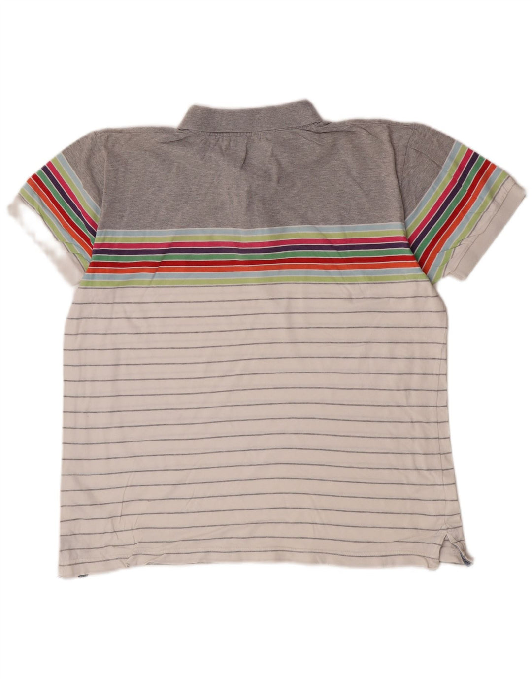 Quiksilver Poloshirt til mænd mellem grå stribet bomuld