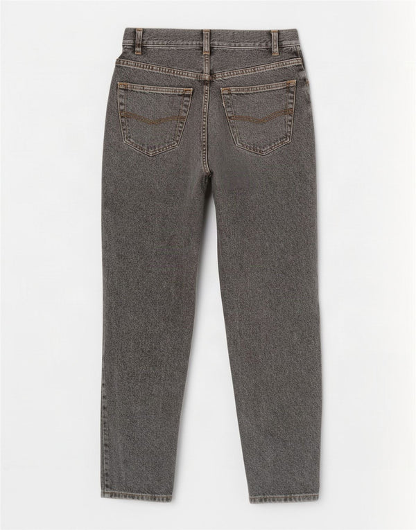 Vintage Womens High Waist Tapered Jeans IT 40 Small W26 L30 Grey Cotton