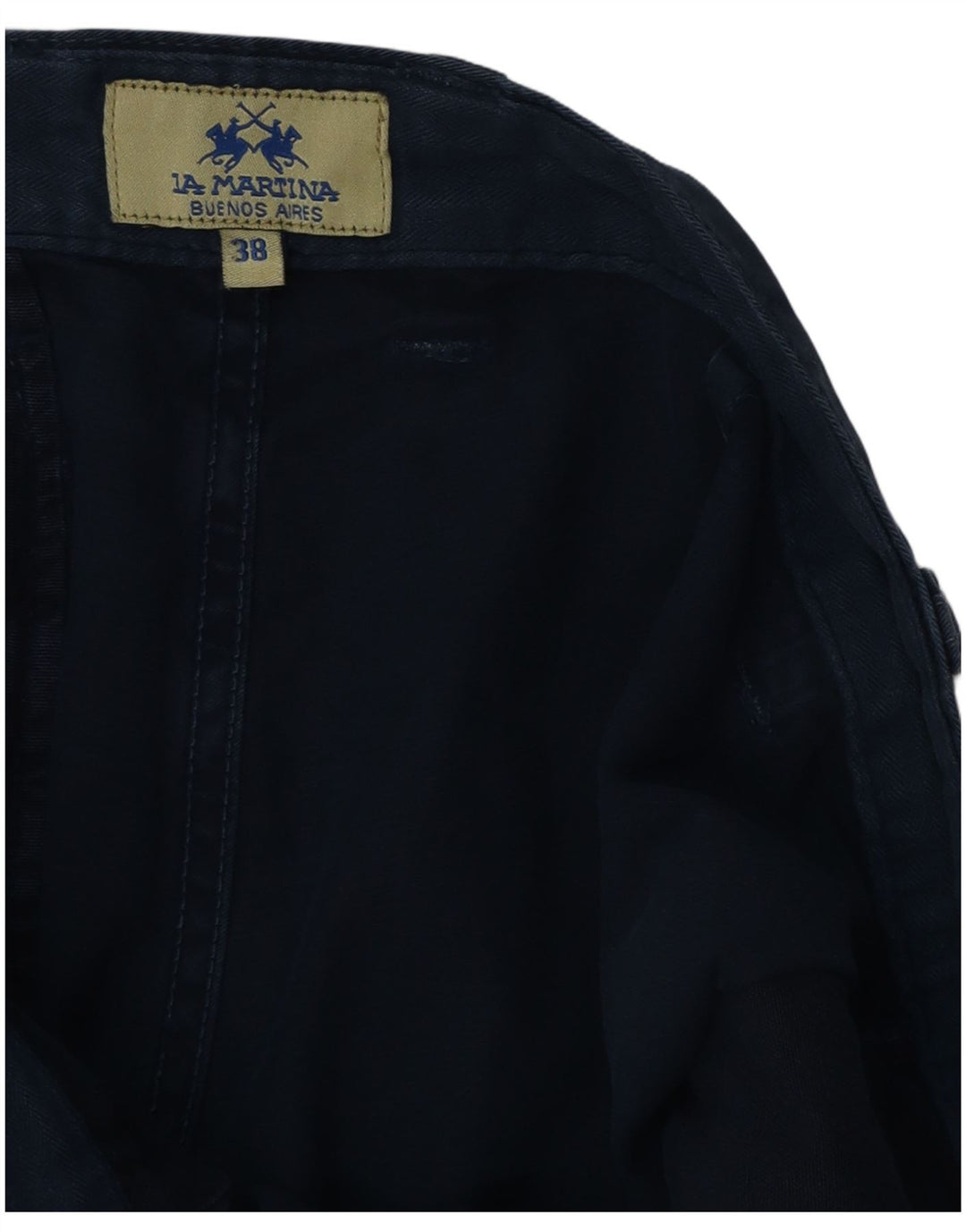 LA MARTINA Chino Shorts til mænd W38 XL Marineblå