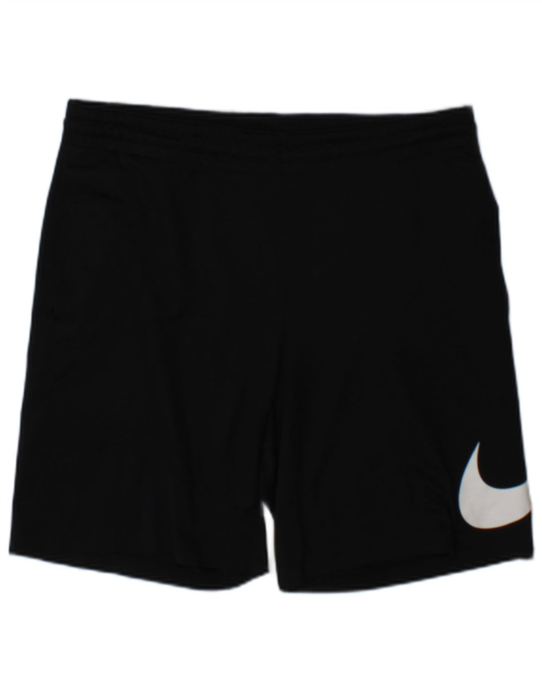 Nike Herre Dri Fit grafiske sportsshorts Små sorte polyester