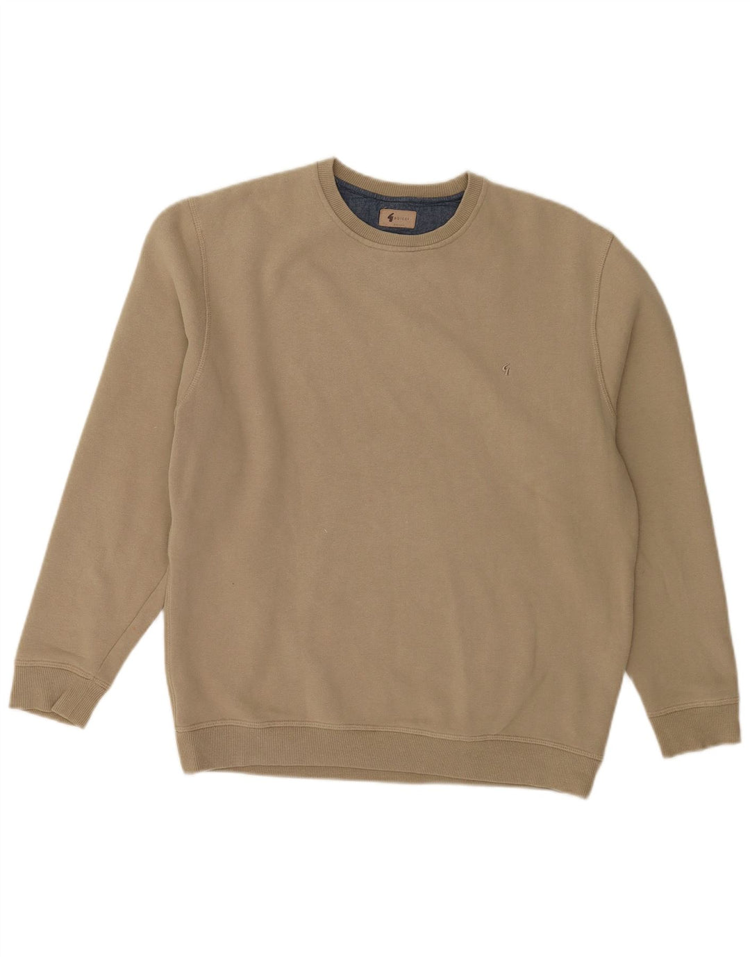 Gabicci Herre sweatshirt Jumper Medium Beige Bomuld