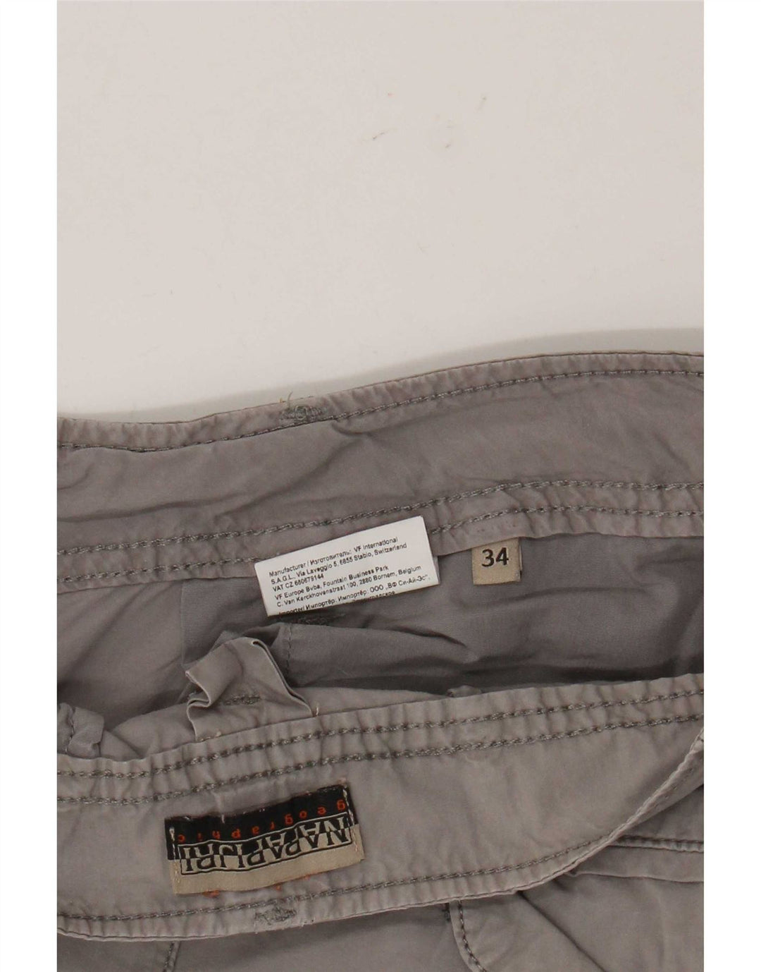 Napapijri Herre Cargo Shorts W34 Large Grå