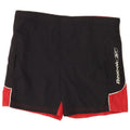 Reebok Herre grafiske svømmeshorts Små sorte Colourblock Nylon