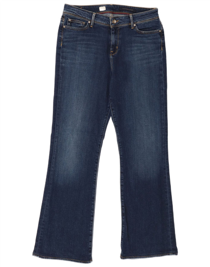 Tommy Hilfiger Dame Paris Classic Fit Bootcut Jeans W32 L32 Marineblå