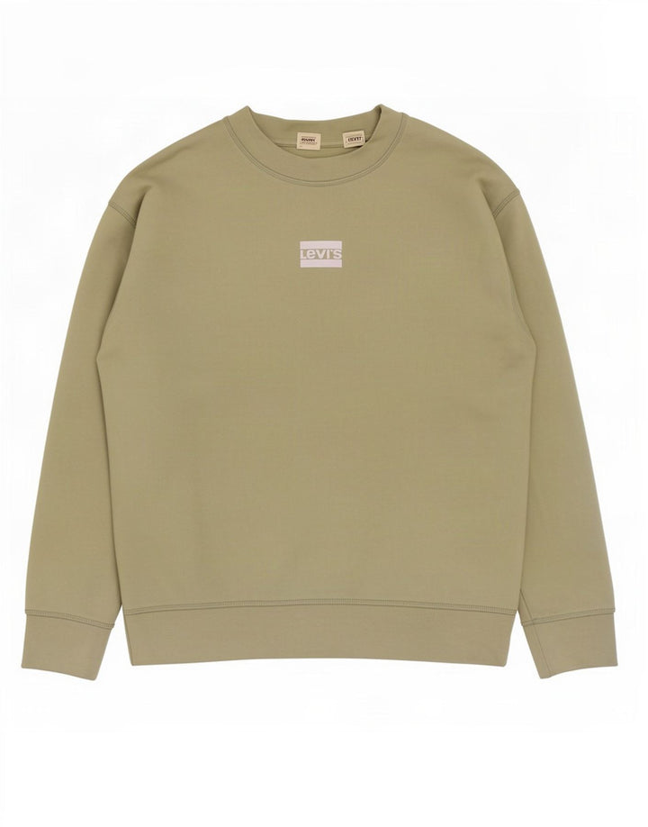 Levi's Sweatshirt til mænd mellem grøn bomuld