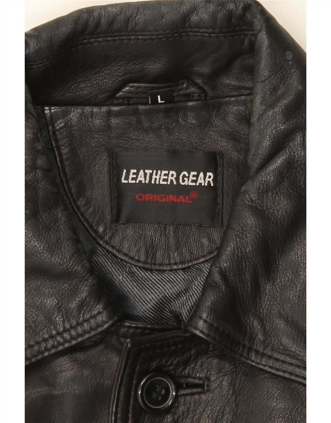 Vintage herre læderjakke UK 40 Large Black